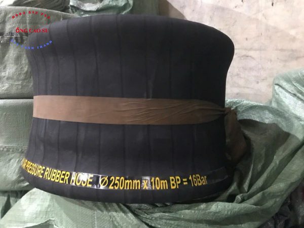 Ống cao su mềm phi 250 áp lực 10 bar
